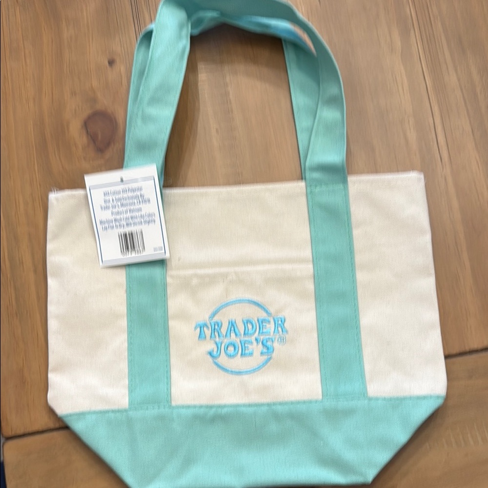 Trader Joe’s mini pastel canvas Tote Bag